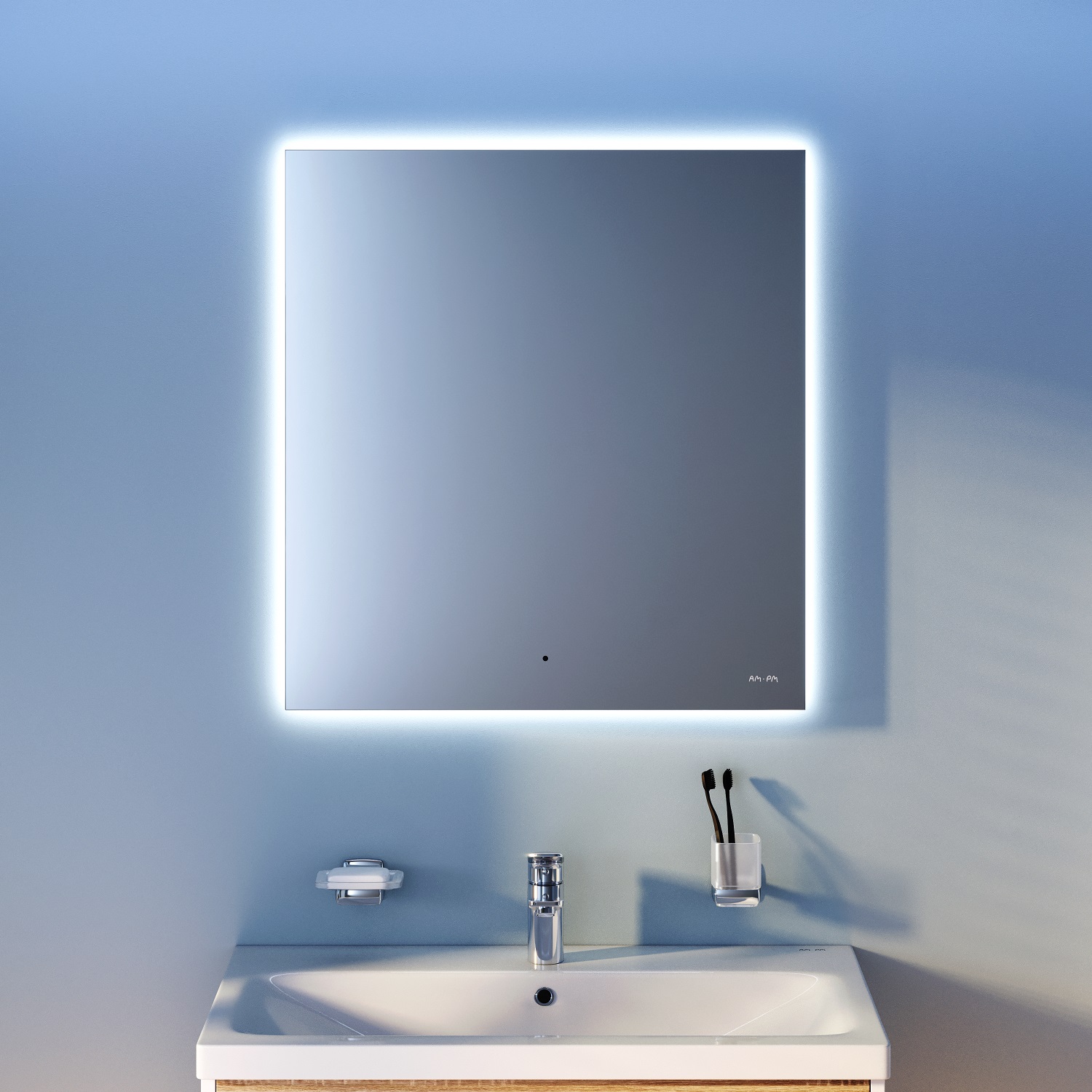 X-Joy Зеркало с интерьерной Led подсветкой, ИК-сенсором, 65 см