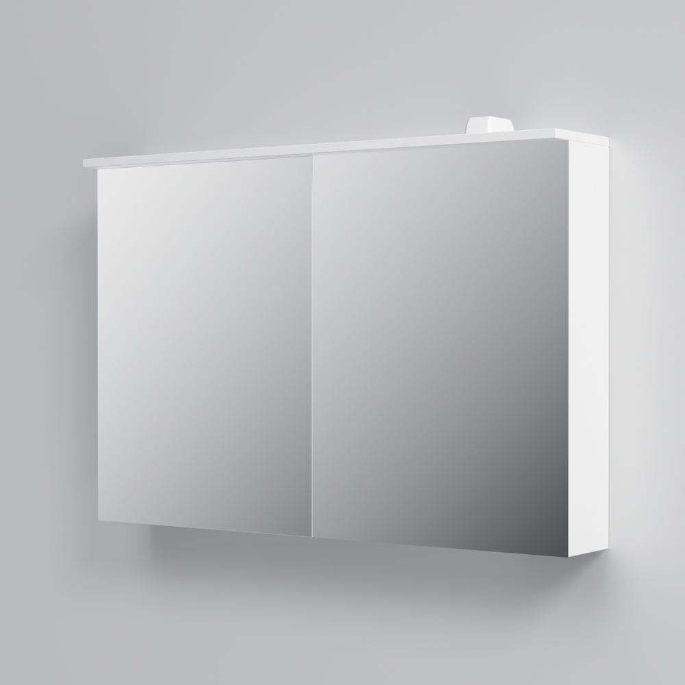 M70AMCX1001WG Зеркальный шкаф с LED-подсветкой, 100 см